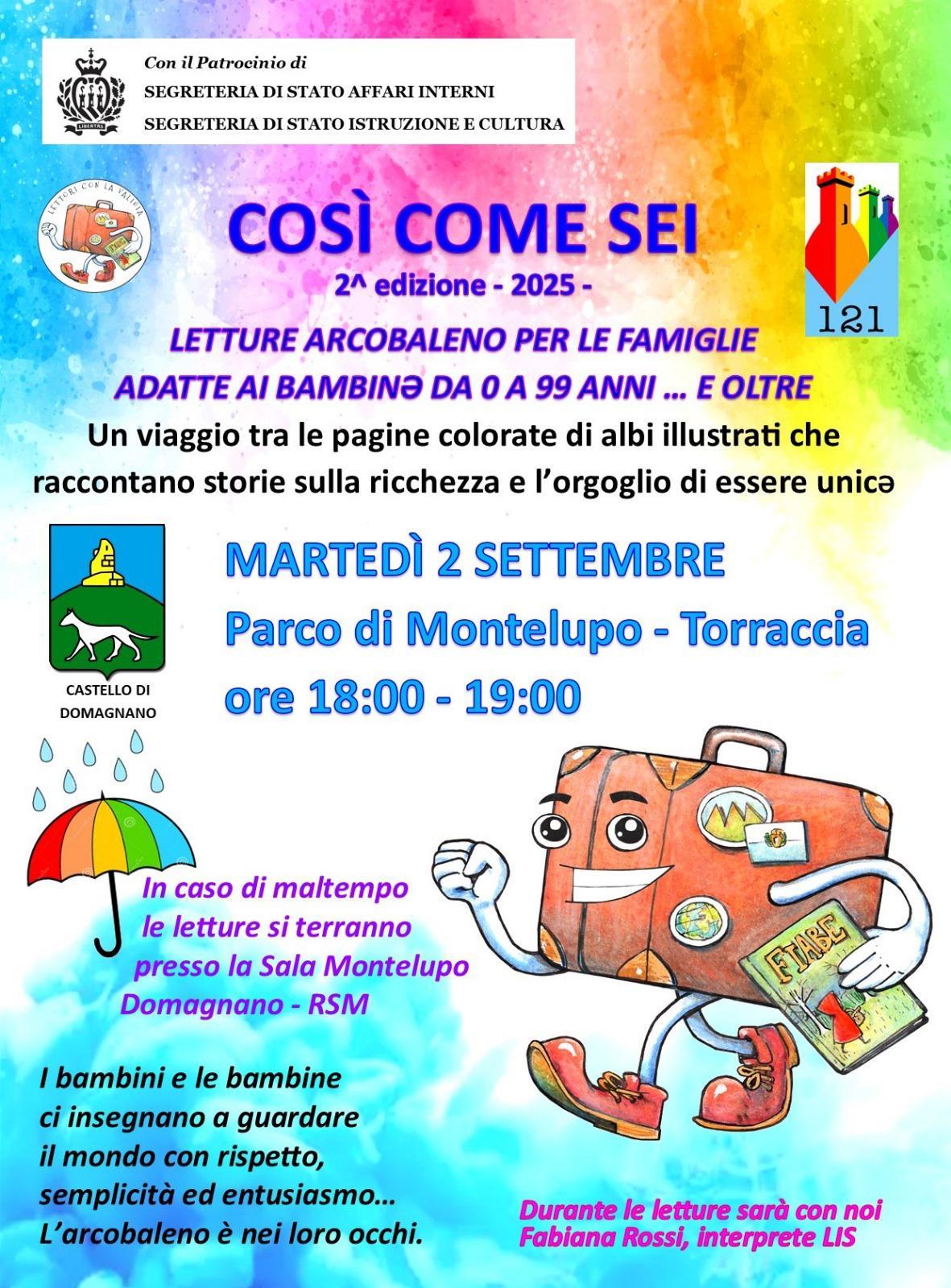 COSì COME SEI - Lettori con la valigia